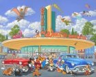 Walt’s Drive-In  by Manuel Hernandez | Signed and Numbered Edition Discount