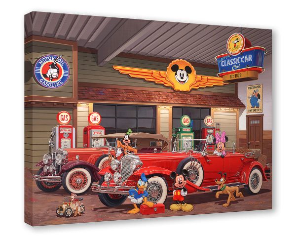 Mickey s Classic Car Club  by Manuel Hernandez | Signed and Numbered Edition Supply