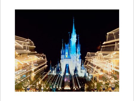 Walt Disney World, Cinderella Castle and Main Street Lights  from Disney Photo Archives For Cheap