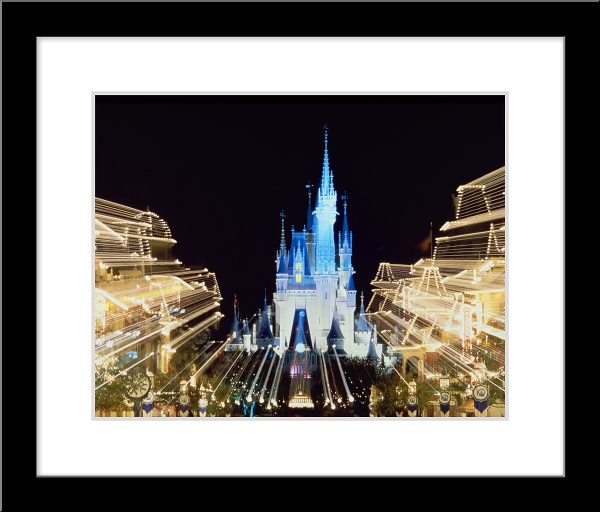 Walt Disney World, Cinderella Castle and Main Street Lights  from Disney Photo Archives For Cheap