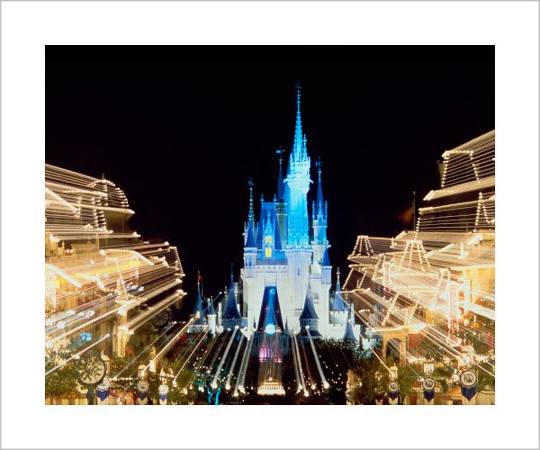 Walt Disney World, Cinderella Castle and Main Street Lights  from Disney Photo Archives For Cheap