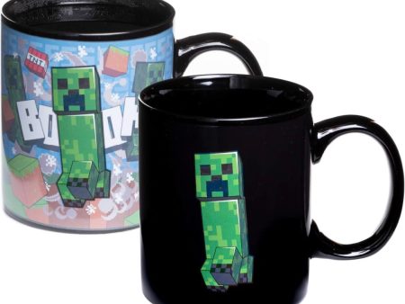 Minecraft Creeper Heat Change Synthetic Mug, 295 ml Supply