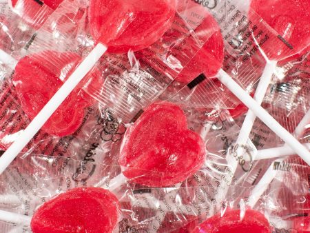 30 Love Heart Lollipops Online Hot Sale