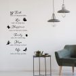 6 Pieces Vinyl Wall Decals, Faith Makes All Things Possible Discount