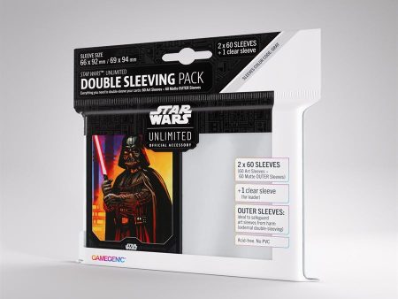 Gamegenic - Star Wars: Unlimited Art Double Sleeving Pack: Darth Vader (60ct) Online Sale