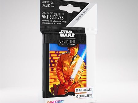 Gamegenic - Star Wars: Unlimited Art Sleeves: Luke Skywalker (60ct) Online Sale