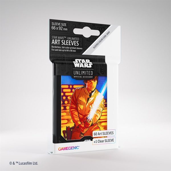 Gamegenic - Star Wars: Unlimited Art Sleeves: Luke Skywalker (60ct) Online Sale