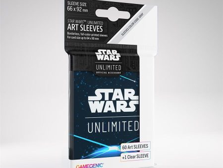 Gamegenic - Star Wars: Unlimited Art Sleeves: Space Blue (60ct) Hot on Sale