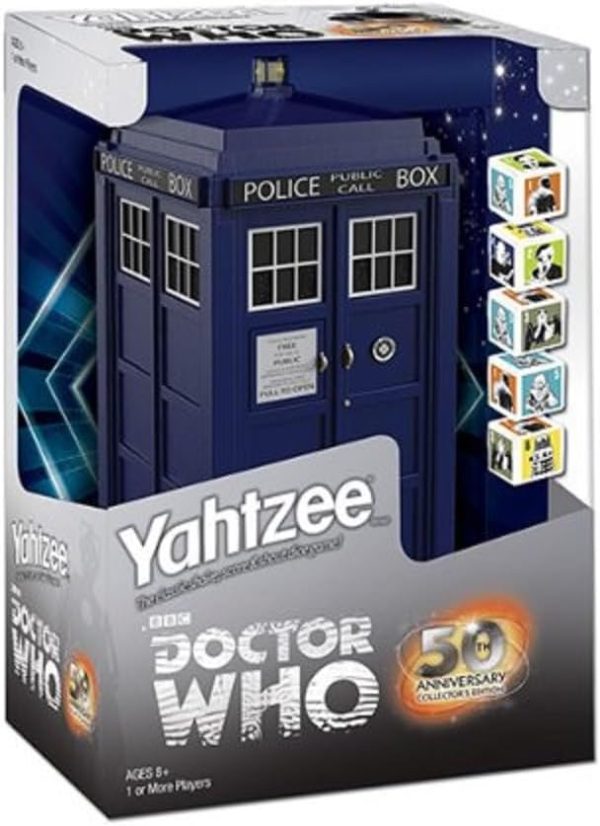 DOCTOR WHO: TARDIS: YAHTZEE - BOARD GAME-50TH For Discount