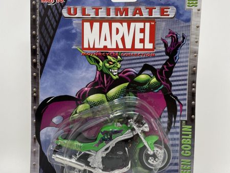 GREEN GOBLIN MOTORCYCLE: TRIUMPH SPEED T - MAISTO-DIE-CAST-2002-SERIES 1 Sale