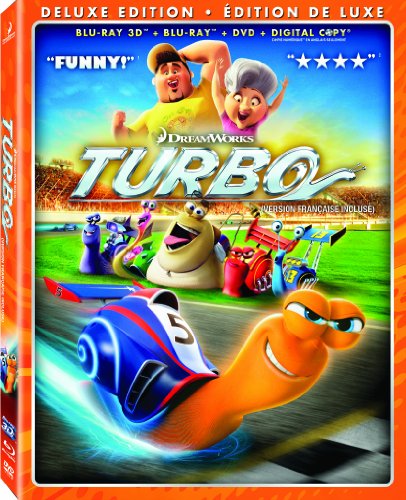 TURBO [BLU-RAY 3D + BLU-RAY + DVD + DIGITAL COPY] (BILINGUAL) Discount