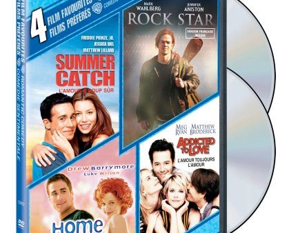 4 FILM FAVORITES ROMANTIC COMEDY: SUMMER CATCH   ROCK STAR   HOME FRIES   ADDICTED TO LOVE (BILINGUAL) For Discount