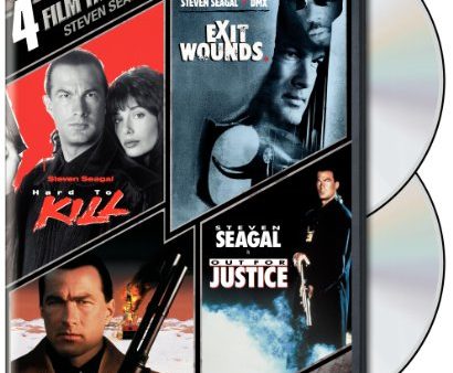 4 FILM FAVORITES: STEVEN SEAGAL COLLECTION (HARD TO KILL   EXIT WOUNDS   ON DEADLY GROUND   OUT FOR JUSTICE) Fashion